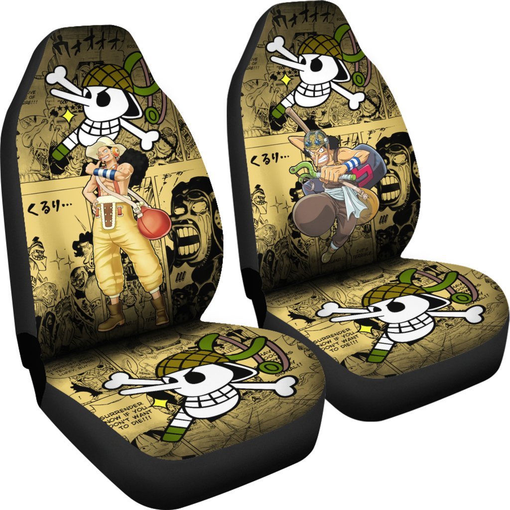 One Piece Manga Mixed Anime Usopp Car Seat Covers-Gear Wanta