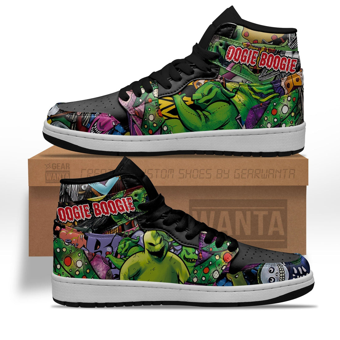 Oogie Boogie Shoes Custom For The Nightmare Before Christmas Fans-Gear Wanta