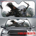 Optimus Prime Ride T-Rex Transformer Car Sun Shade-Gear Wanta