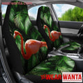 Orange Flamingo Car Seat Covers-Gear Wanta