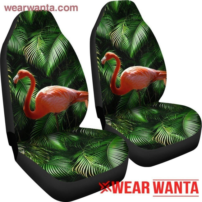 Orange Flamingo Car Seat Covers-Gear Wanta