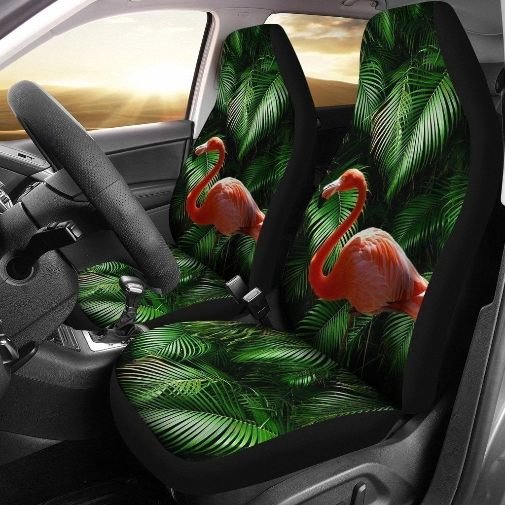 Orange Flamingo Car Seat Covers-Gear Wanta