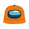 Orange Snapback Hat Crewmate Among Us Funny Gift Idea-Gear Wanta