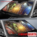 Orc Vs Human World Of Warcraft Car Sun Shade-Gear Wanta