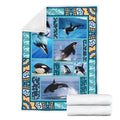 Orca Whale Killer Fleece Blanket Funny Gift Idea-Gear Wanta