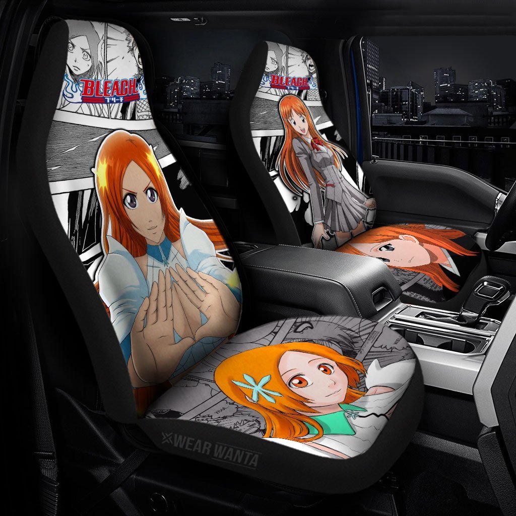 Orihime Inoue Car Seat Covers Custom Anime Bleach Car Accessories-Gear Wanta