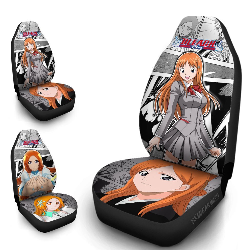 Orihime Inoue Car Seat Covers Custom Anime Bleach Car Accessories-Gear Wanta