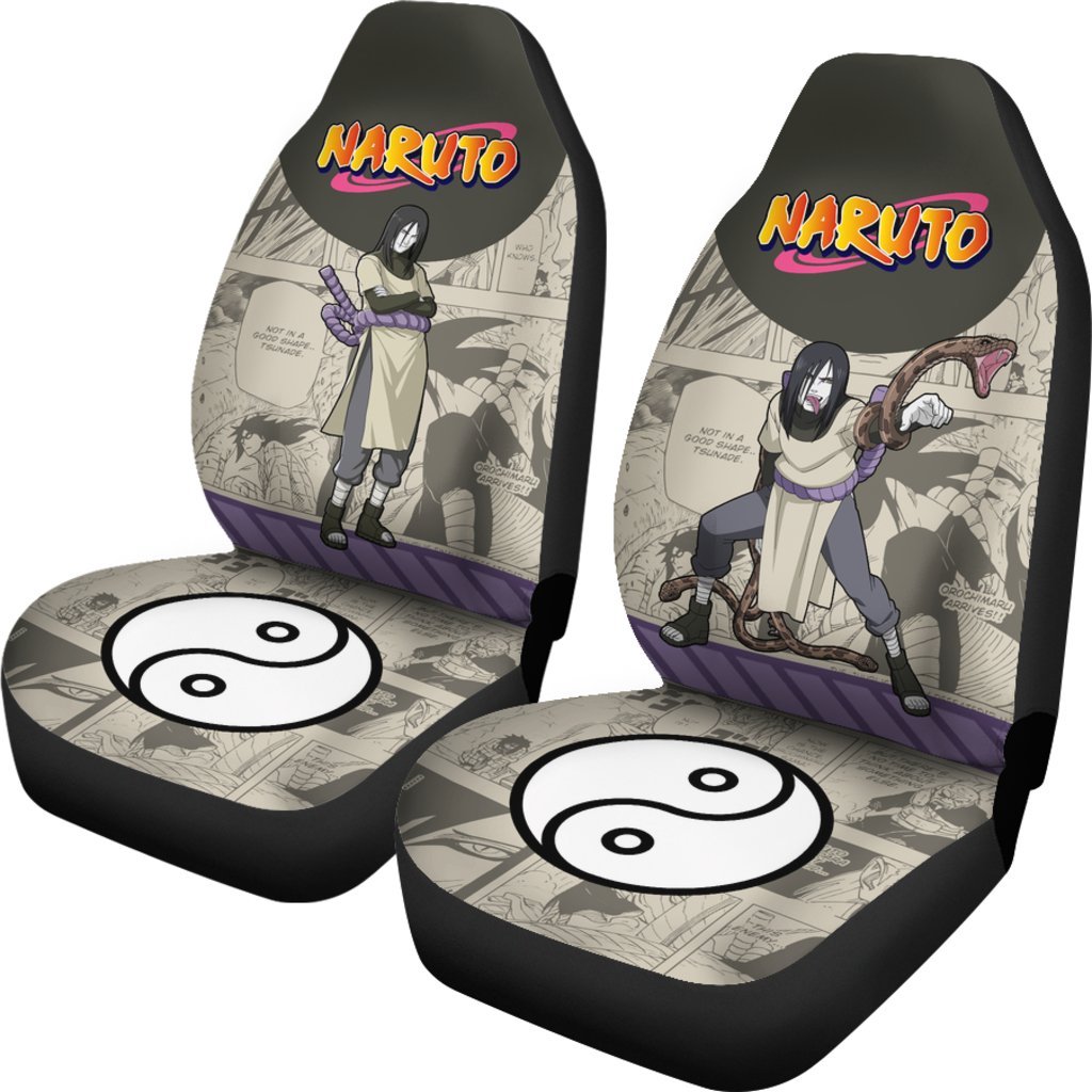 Orochimaru Car Seat Covers NRT Anime Car Accessories-Gear Wanta