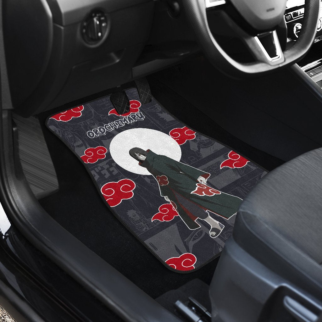 Orochimaru NRT Akatsuki Members Car Floor Mats For Best Fan Anime-Gear Wanta