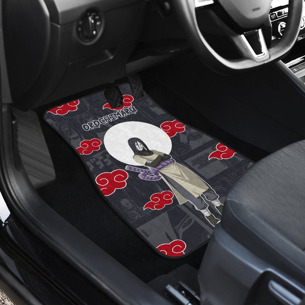 Orochimaru NRT Akatsuki Members Car Floor Mats For Cool Fan Anime-Gear Wanta