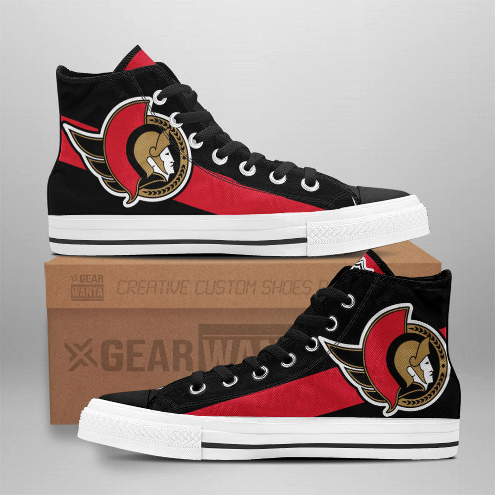 Ottawa Senators Custom Sneakers For Fans-Gear Wanta