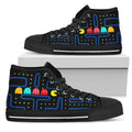Pac-Man Sneakers Custom High Top Shoes Shoes Funny Gifts Idea-Gear Wanta