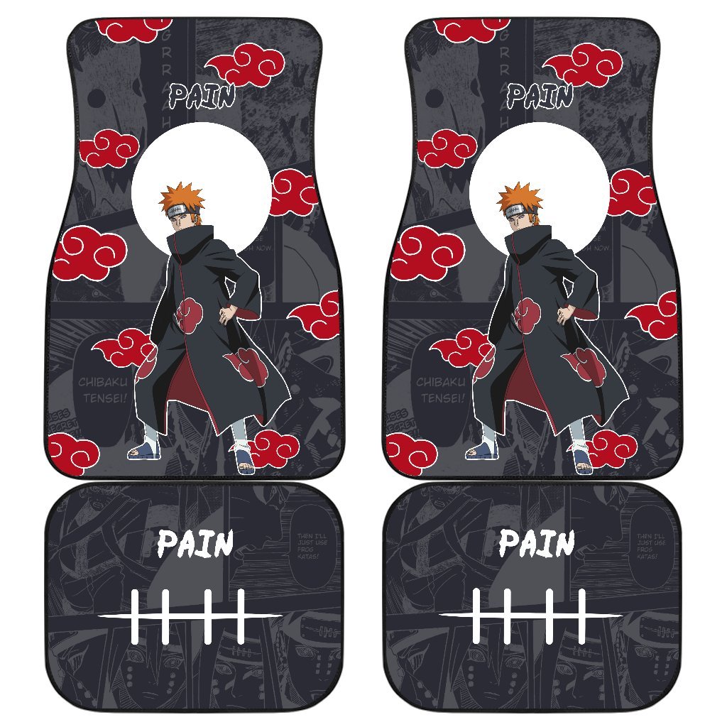 Pain NRT Akatsuki Members Car Floor Mats Love Anime-Gear Wanta