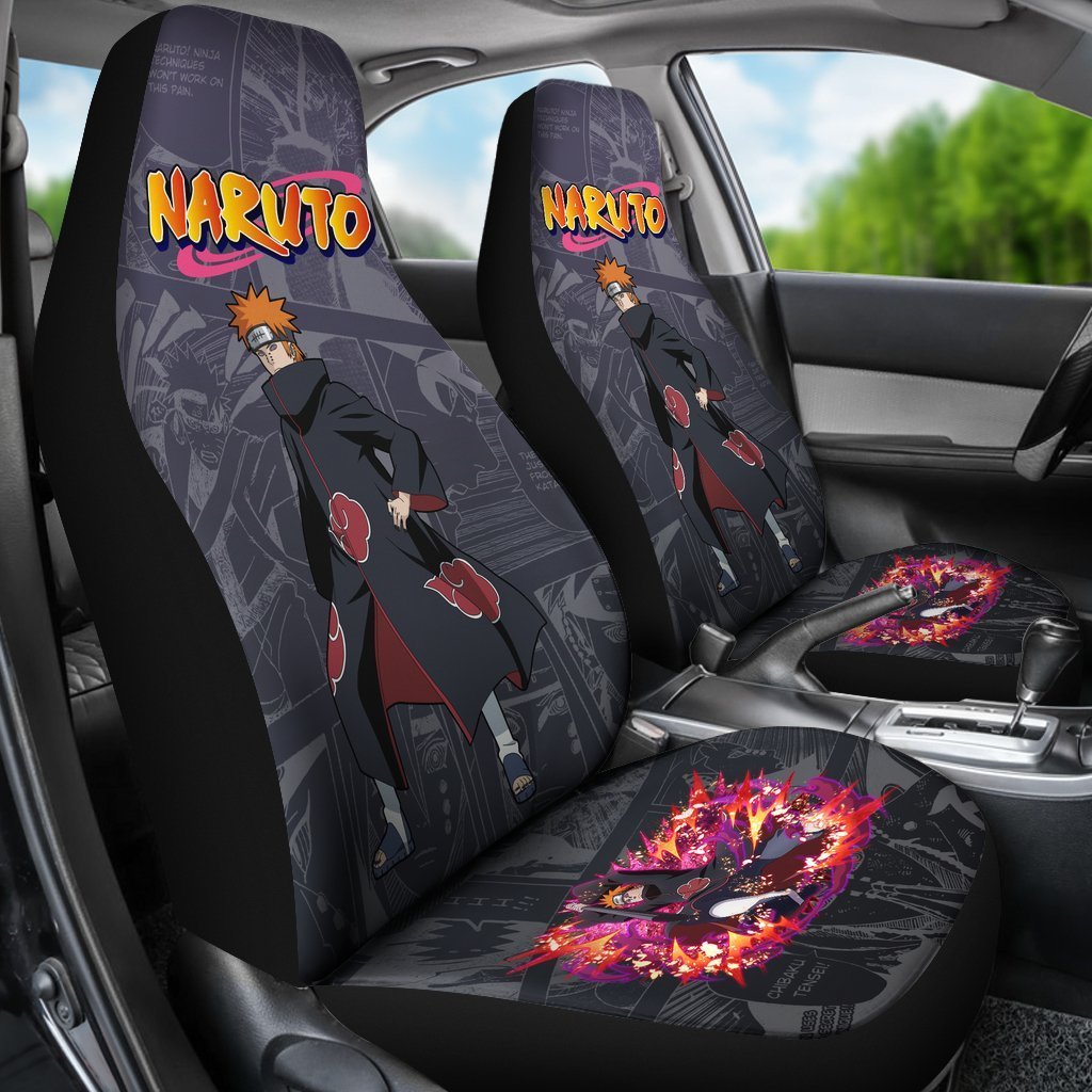 Pain NRT Car Seat Covers Custom Anime Car Accessories-Gear Wanta