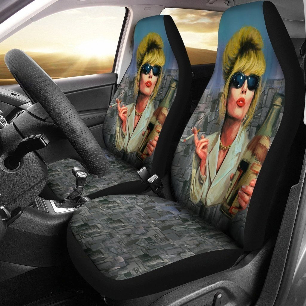 Patsy Stone Car Seat Covers For Absolutely Fabulous Fan-Gear Wanta