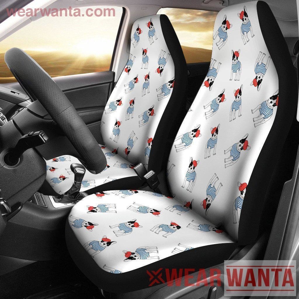 Pattern French Bulldog Car Seat Covers Funny-Gear Wanta