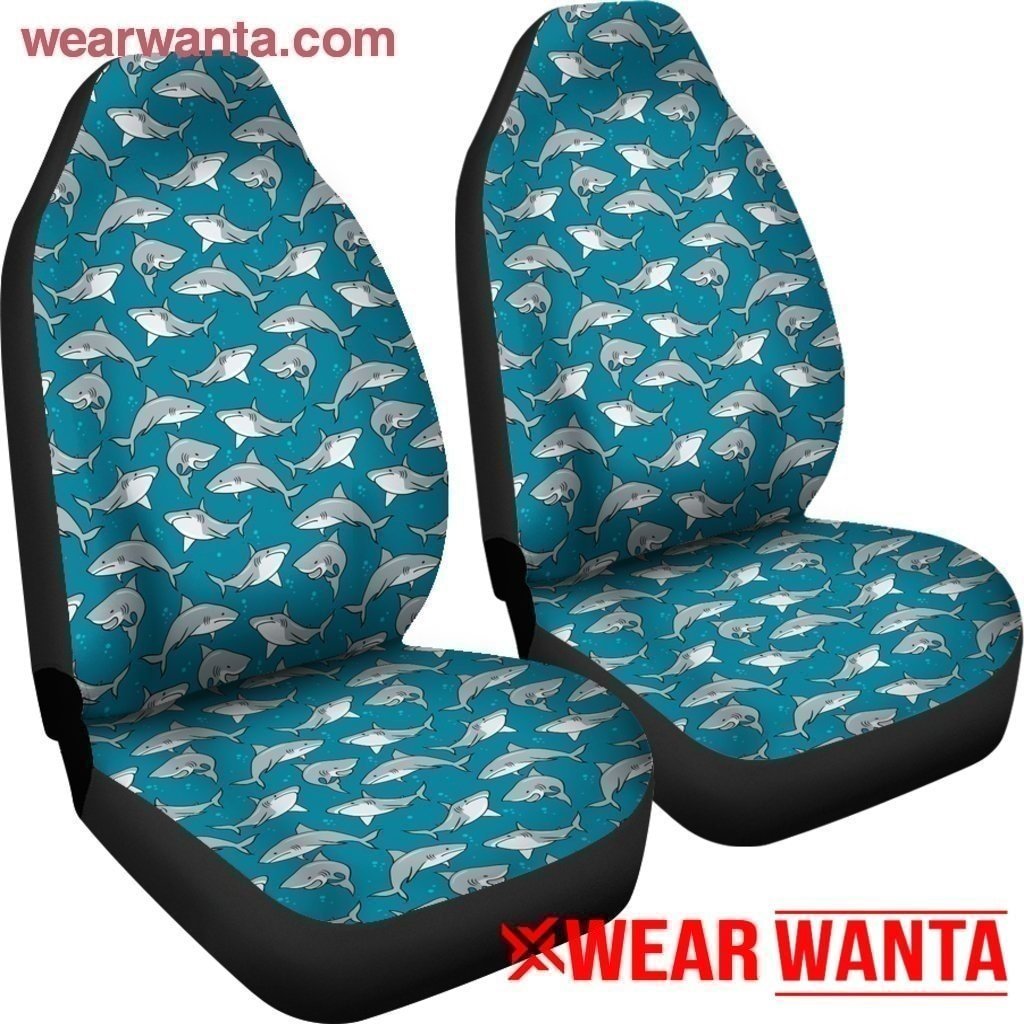 Pattern With Cute Sharks Car Seat Covers LT04-Gear Wanta