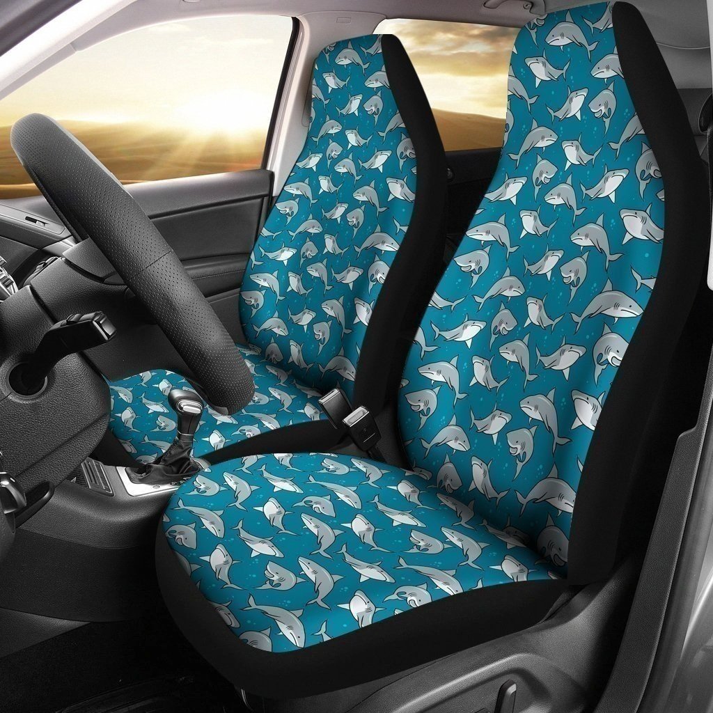 Pattern With Cute Sharks Car Seat Covers LT04-Gear Wanta