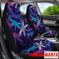 Pattern With Watercolor colorful Dragonfly Car Seat Covers LT04-Gear Wanta