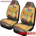 Peace Mandala Yoga Car Seat Covers Yoga Lover & Hippie Style-Gear Wanta