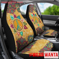 Peace Mandala Yoga Car Seat Covers Yoga Lover & Hippie Style-Gear Wanta