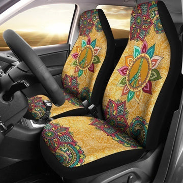 Peace Mandala Yoga Car Seat Covers Yoga Lover & Hippie Style-Gear Wanta