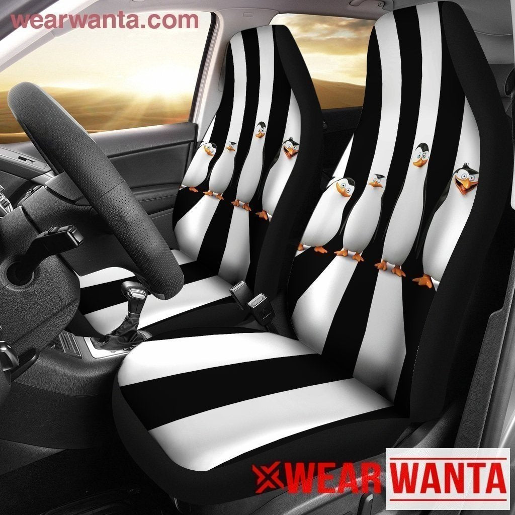 Penguin Of Madagascar Car Seat Covers-Gear Wanta