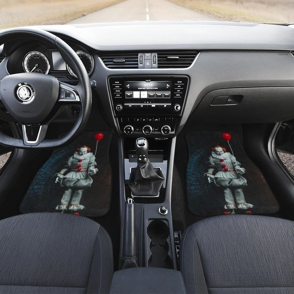 Pennywise Car Floor Mats Funny Gift Idea-Gear Wanta