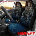 Pennywise IT Car Seat Covers Custom Horror Police Wanted Car Decoration-Gear Wanta