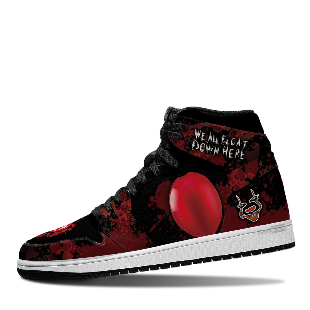 Pennywise IT Shoes Custom Horror Fans Sneakers-Gear Wanta