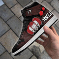 Pennywise IT Shoes Custom Horror Face Sneakers-Gear Wanta