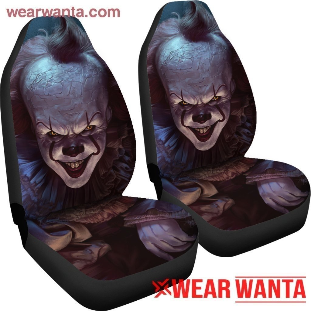 Pennywise Scary Car Seat Covers Horror Custom NH09-Gear Wanta