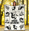 Pepe Le Pew Fleece Blanket Custom Looney Tunes Home Decoration-Gear Wanta