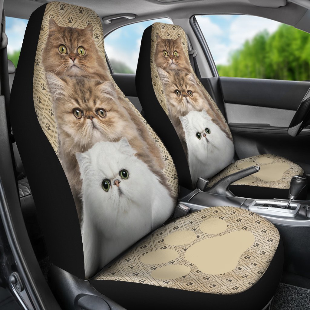 Persian Cat Car Seat Covers Funny Seat Covers For Car-Gear Wanta