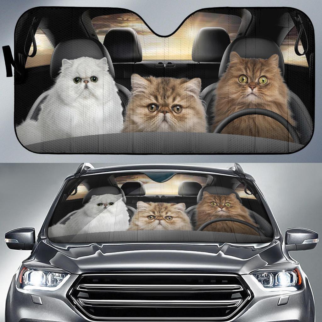 Persian Cat Car Sun Shade Car Sun Visor Funny-Gear Wanta