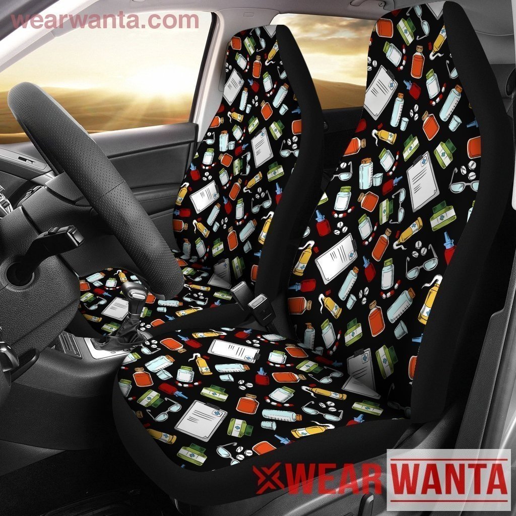 Pharmacist Tools Car Seat Covers Funny Gift Idea NH1911-Gear Wanta