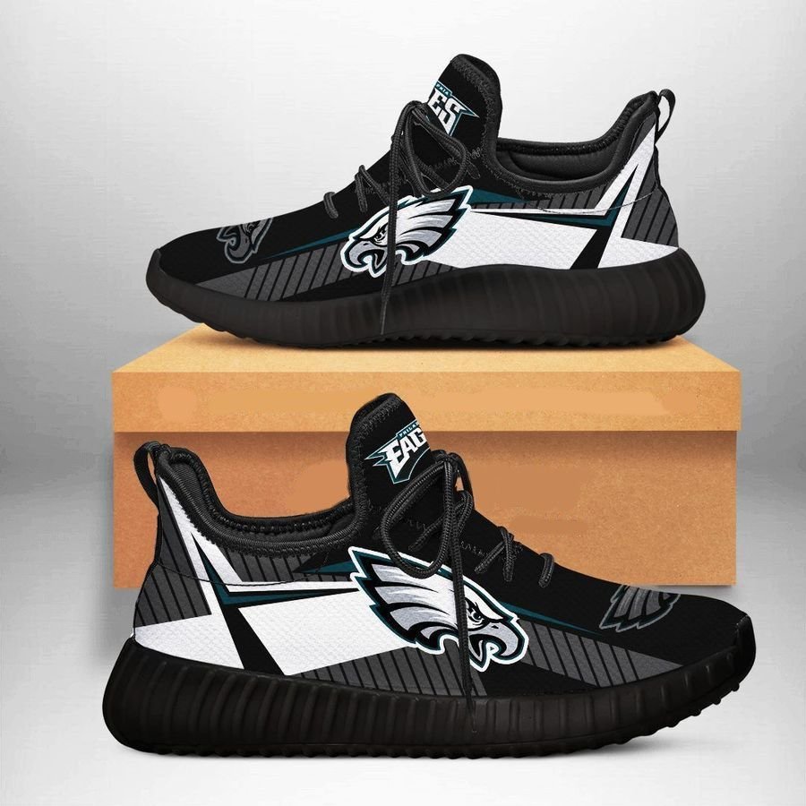 Philadelphia Eagles 6 Shoes Black Shoes Fan Gift Idea Run-Gear Wanta