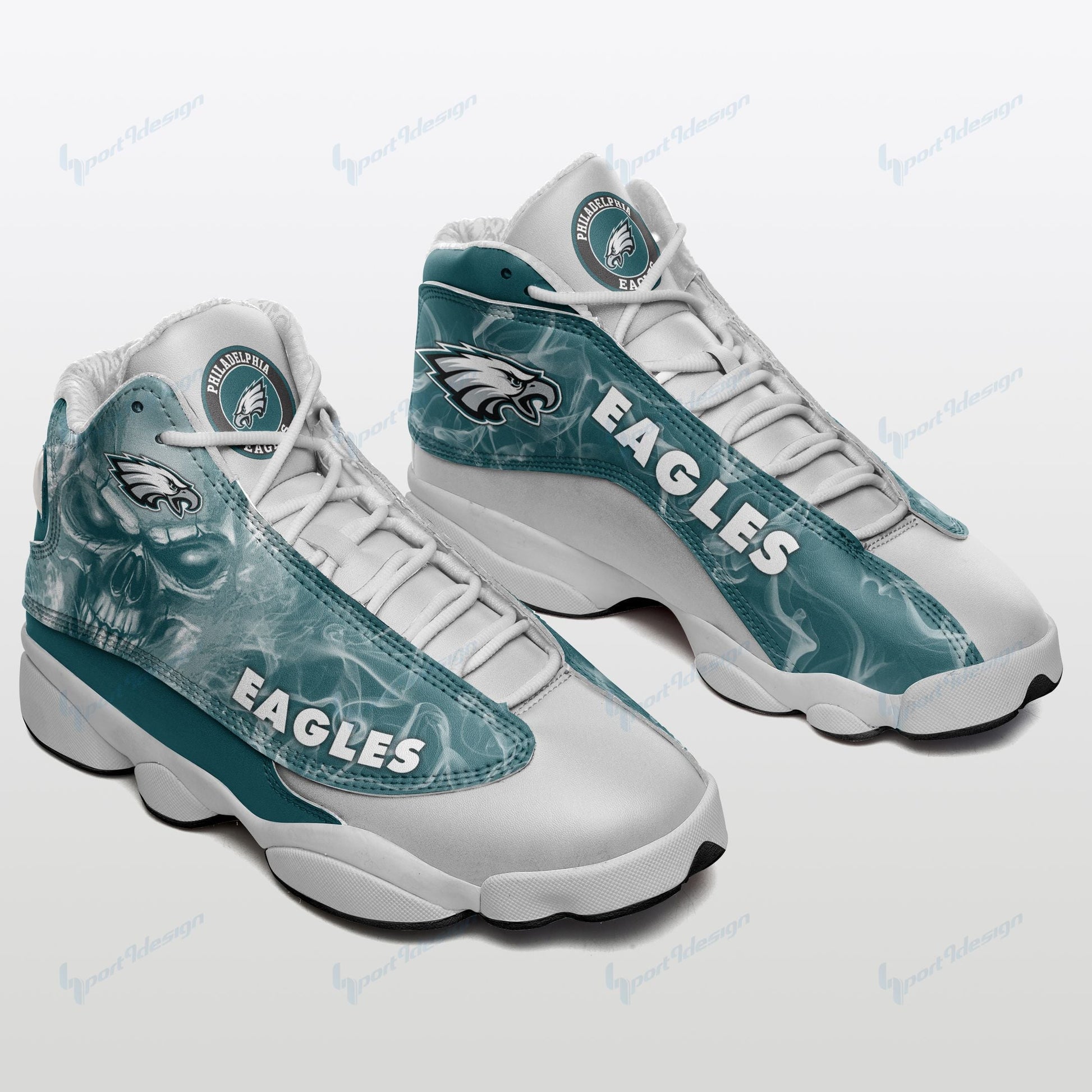 Philadelphia Eagles AJ13 Sneakers 716-Gear Wanta