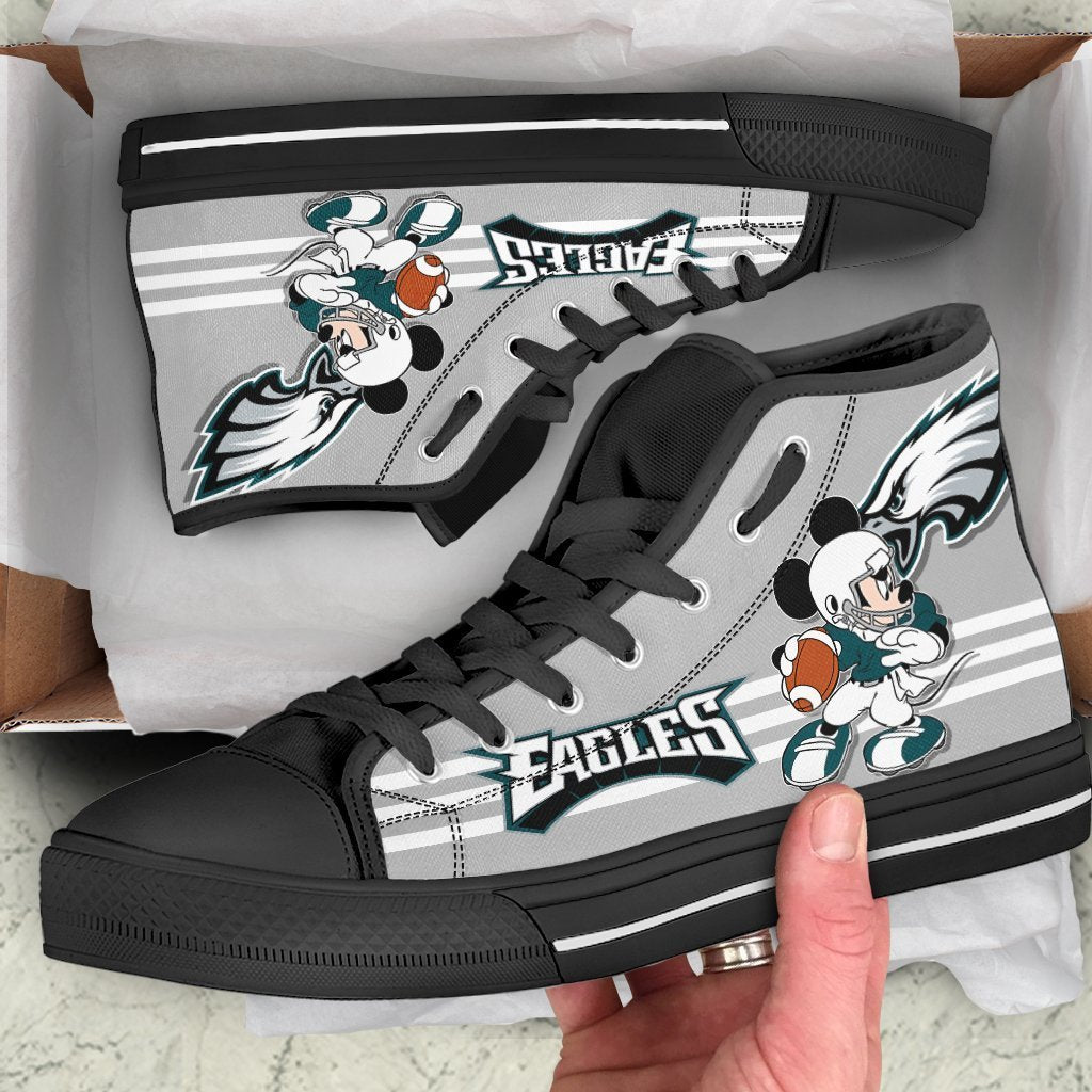 Philadelphia Eagles High Top Shoes Custom PT19-Gear Wanta