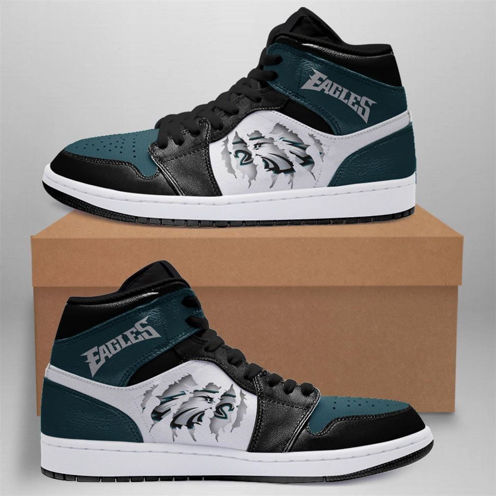 Philadelphia Eagles Team Custom Shoes Sneakers-Gear Wanta