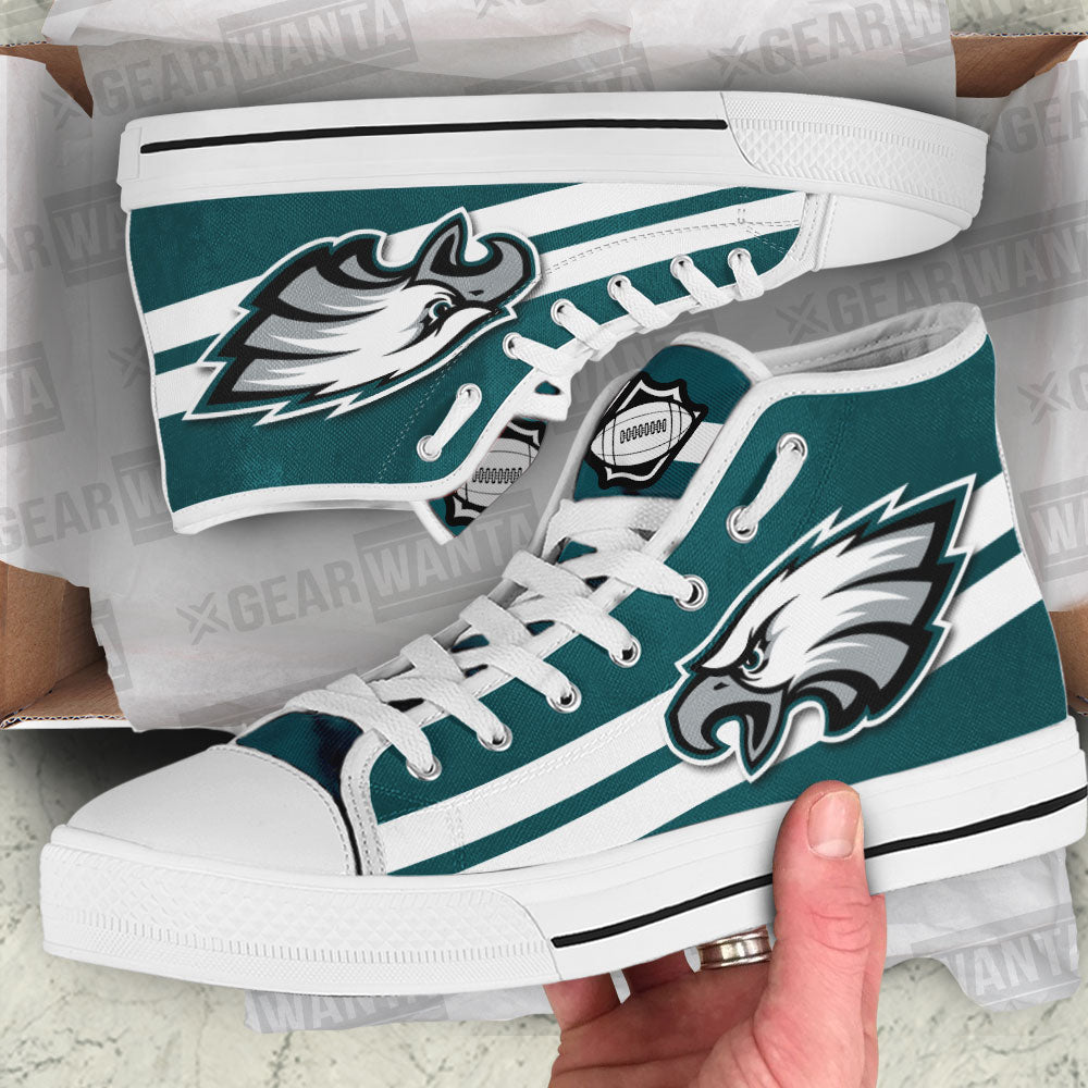 Philadelphia Eagles High Top Shoes Custom-Gear Wanta