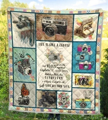 Photographer Quilt Blanket Special Gift Idea-Gear Wanta