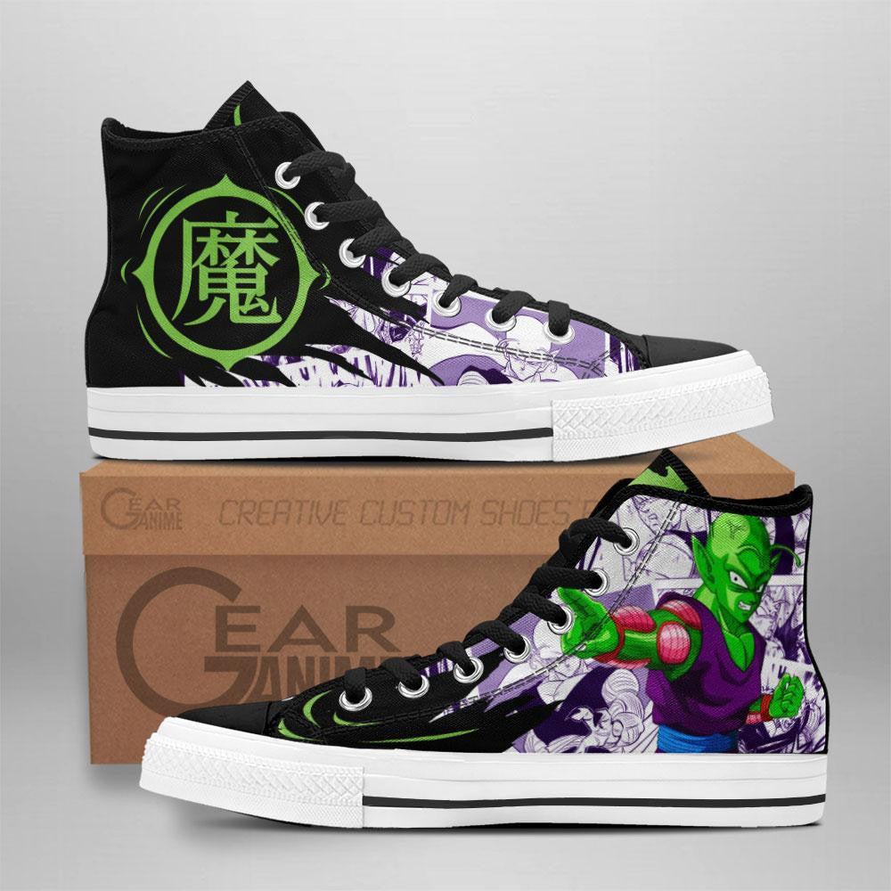 Piccolo High Top Shoes Custom Manga Anime Dragon Ball Sneakers-Gear Wanta