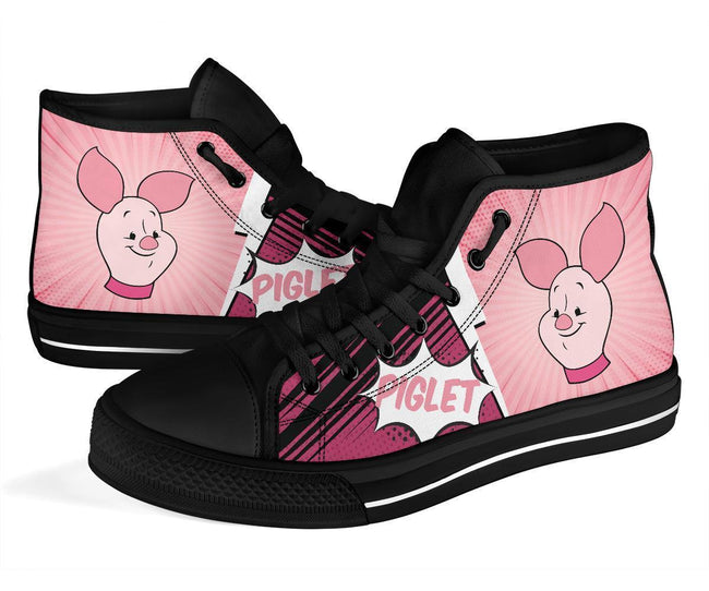 Piglet Sneakers Winnie The Pooh Friends High Top Shoes Fan-Gear Wanta