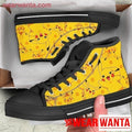 Pika Shoes High Top Sneaker Gift Idea-Gear Wanta