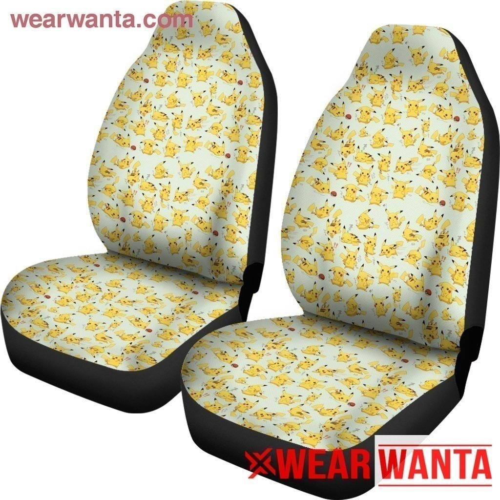 Pikachu Different Expressions Car Seat Covers-Gear Wanta