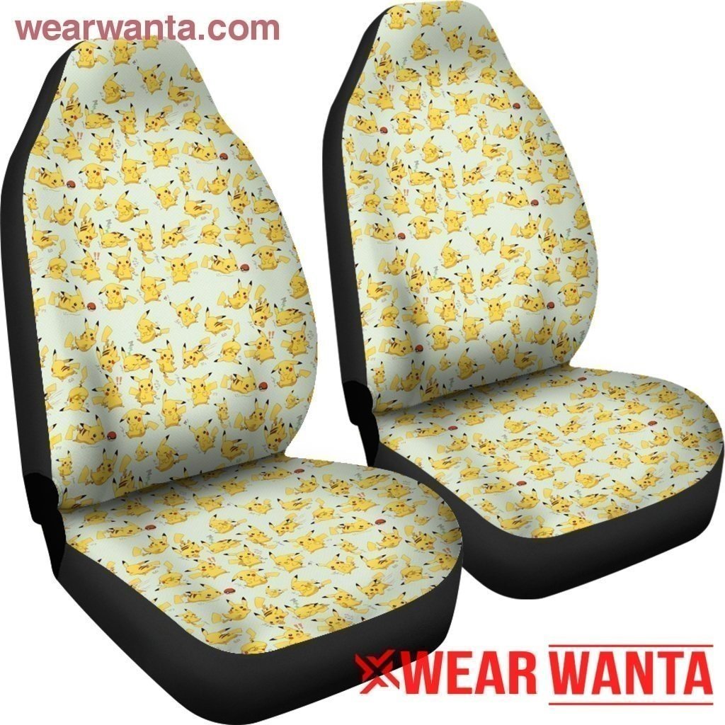 Pikachu Different Expressions Car Seat Covers-Gear Wanta