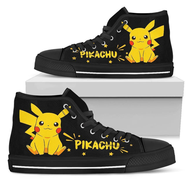 Pikachu High Top Shoes Custom Pokemon Sneakers-Gear Wanta