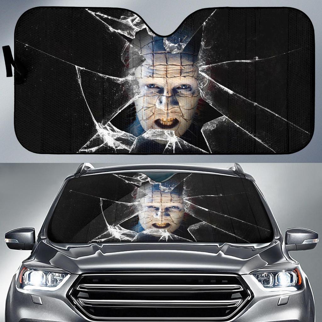 Pinhead Car Car Sun Shade Horror Windshield Broken Glass-Gear Wanta