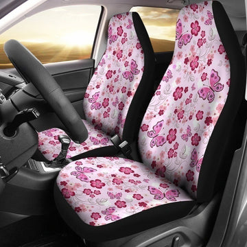 Pink Butterfly Car Seat Covers-Gear Wanta